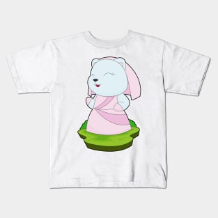 Polar bear Bride Dress Wedding Kids T-Shirt